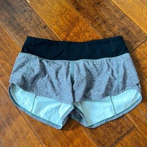 Lululemon grey running shorts, size: 2 condition: good wore few times